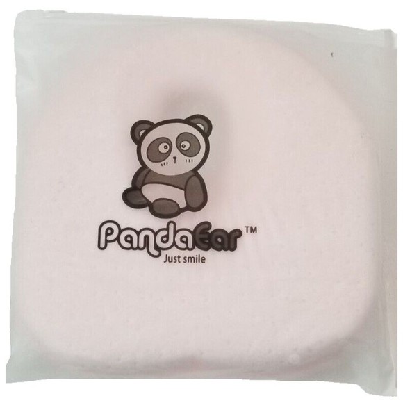 NEW Panda Ear Baby Head Shaping Pillow Heart Shape Pink Memory Foam - Picture 1 of 4